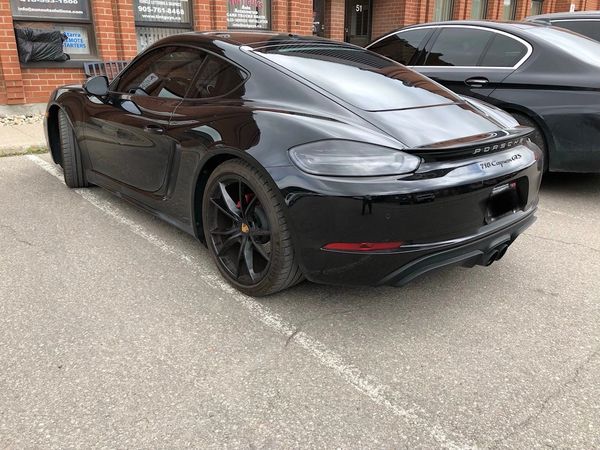 Porsche with tinted windows