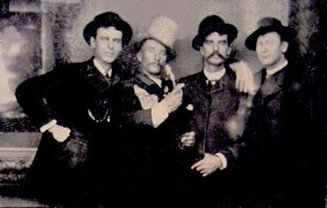 James Earp and Doc Holliday (center)