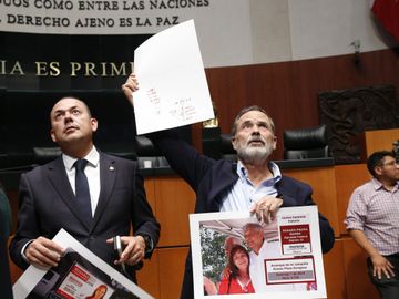 Senador Gustavo Madero protesta por votación a favor de Rosario Piedra para presidenta de la CNDH