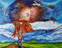 Acrylics on Canvas.