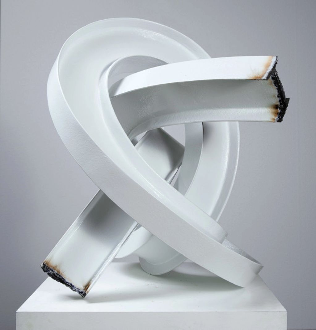 James Angus I-beam Lariat Knot
2014
steel, enamel paint
48 x 37 x 33 inches