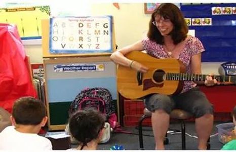 music therapy with a small class. 