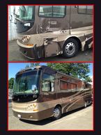 Class A, Class B, Class C
Motorhome, RV, Fiberglass Repair, Paint, Collison Damage, Storm Damage