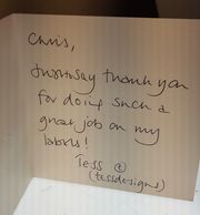 Thank you for my labels