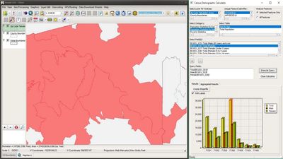 Using the US Census Demographic Calculator Tool in Simple GIS Client