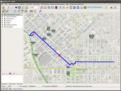 Using GPS Tracking and Routing in Simple GIS Client