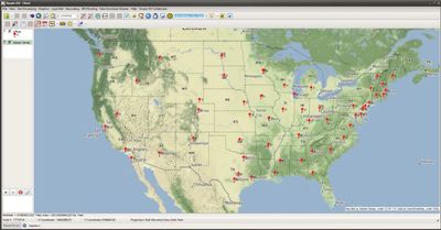 Example of plotting Excel Data on a map in Simple GIS Client