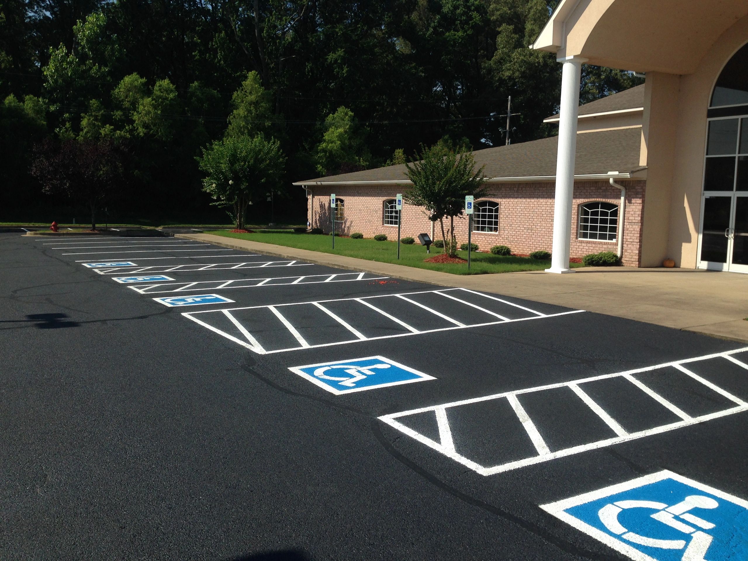 Seal and stripe project by CPAC in Memphis, TN.