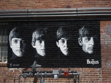The Beatles Mural at K-Jewel art gallery. painted in 2019
