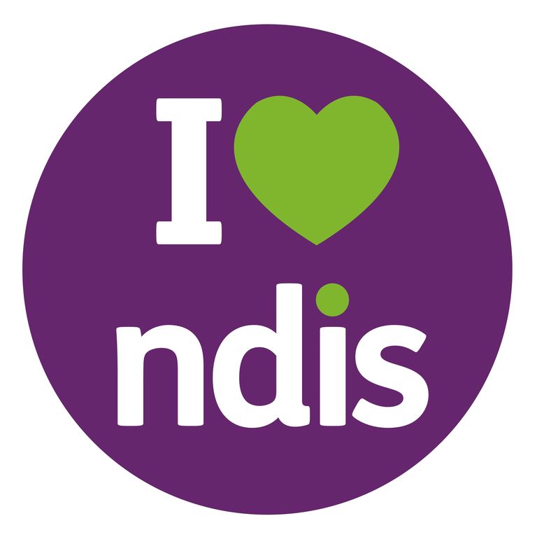 I LOVE NDIS image denoting that Autism Abilities is an NDIS registered Support Coordination provider