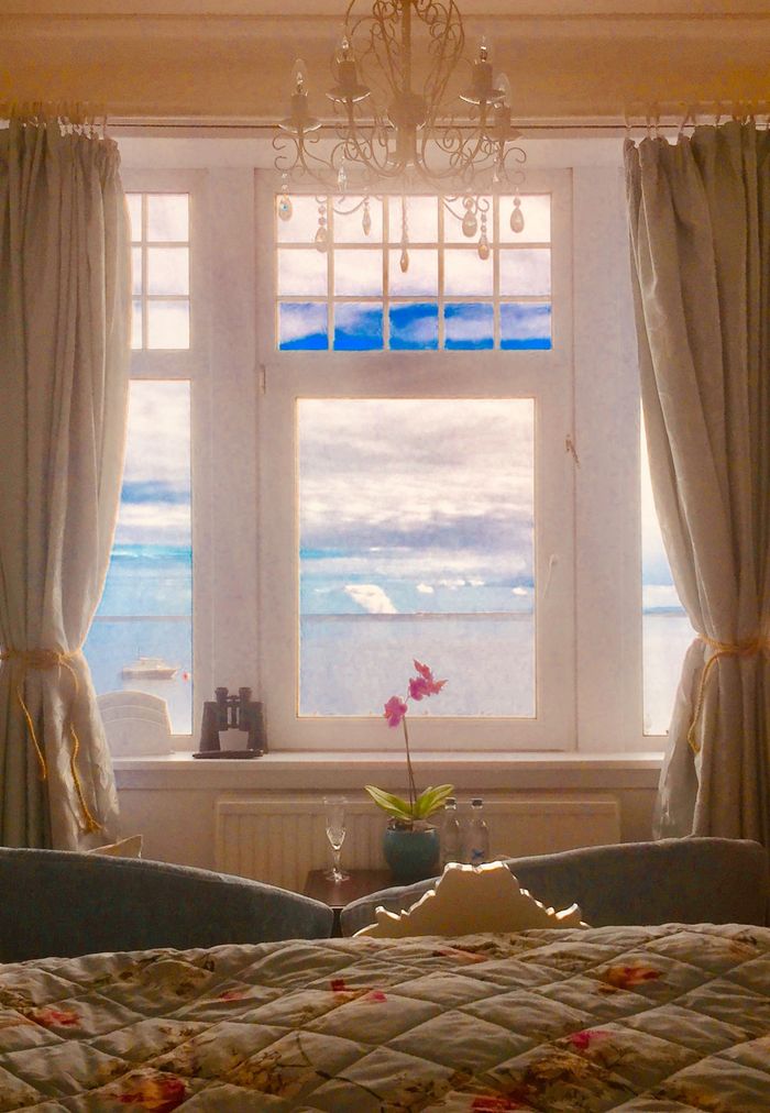 View of Moray Firth with Fort George in the distance