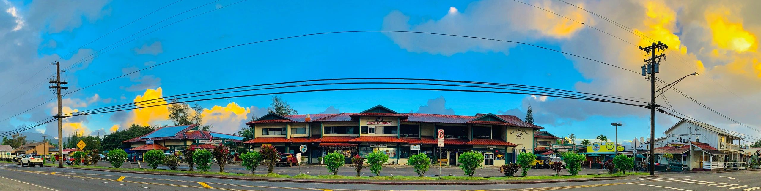 Ching Young Village Shopping Center Hanalei, Hawaii