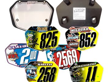 Rush Industries Club & Team BMX Plates