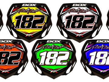 Rush Industries Semi Custom BMX Number Plates
