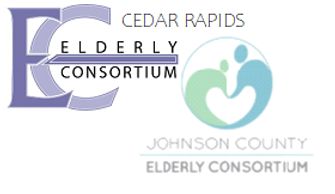 the logo for cedar rapids and elderly consortum