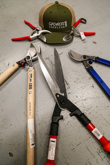 clippers, hedgers, snippers, gardening tool sharpening, growers supply