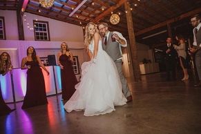 DJ Robert Batson at a wedding at Greenbrier Farms in Easley SC.