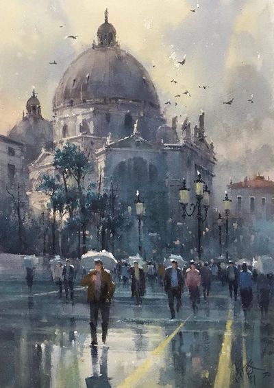 吳思賢 水彩 WU SIH SHIAN WATERCOLOE