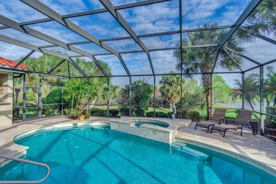 Pool view real estate photo Sarasota County Florida McLaren Real Estate Photography