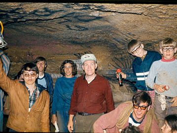 Alice and I went with the Science Club to southern Indiana and toured a cave (Buckner) where we went
