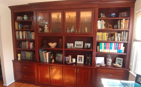 JD Designs Fine Woodworks JDDFW Mahogany Built-in