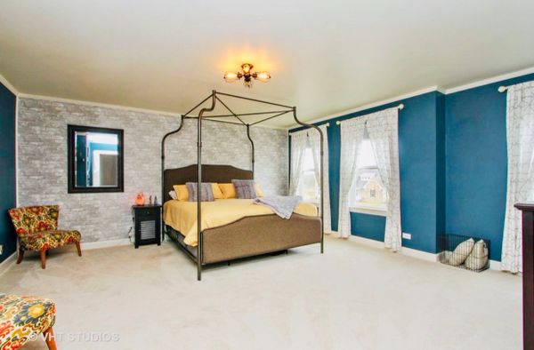 Primary bedroom in listing in Village of Lakewood, IL.