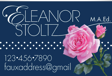 Rose business card Jacob Stoltz