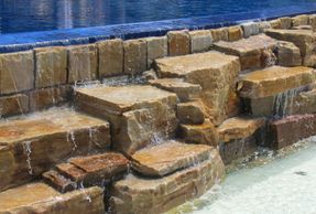 Waterfall contractor in Florida Infinity edge pools Florida waterfall company