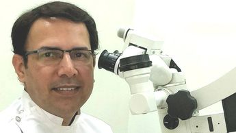 Dr. Joglekar as a Microscope dentist