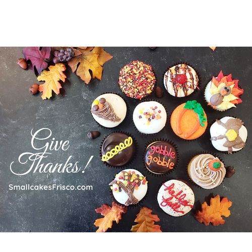 Thanksgiving themed cupcakes
