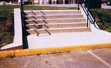commercial concrete steps in Knoxville Tennessee