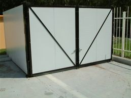 Rhino Walls Systems builds very durable custom dumpster enclosures.