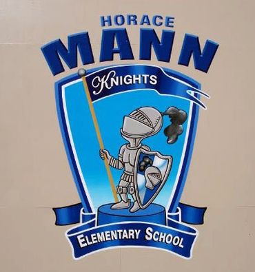 Wall Sign Hand Painted School Mascot