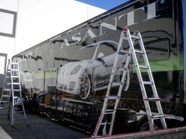 Semi Trailer Wrap Advertising