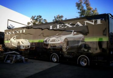 High Quality Wrap Graphics Printing and Installation Trailer Wrapped