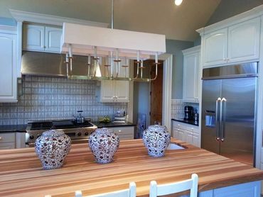 Painted kitchen cabinets