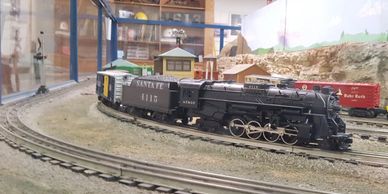 model train layout