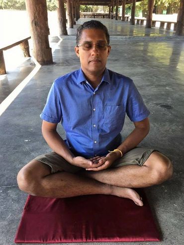 Learning how to meditate at Cherntawan International Meditation Center in Northern Thailand