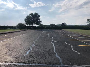 pavement crack repair banding