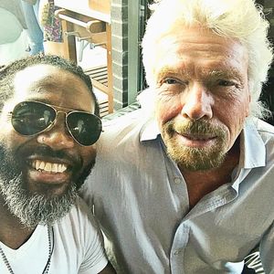 Sir Richard Branson and Toriano Sanzone. Business Man, Dog Trainer , Chicago Dog Trainer | Dog Beha