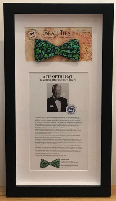 Bow tie honor with bow tie