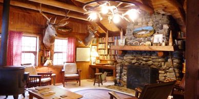Maine fishing hunting lodge
