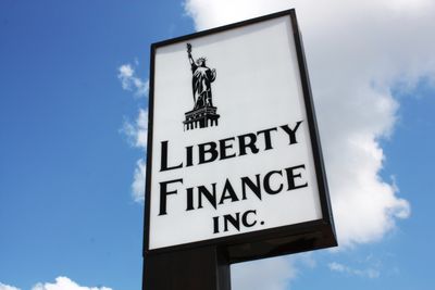 Liberty Finance exterior sign