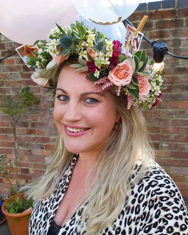 Flower crown workshop Dorset