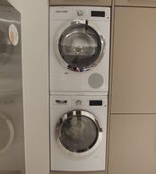 Stackable Washer and Dryer, condensation drying model, non-venting