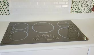 36" Induction with glide touch controls in flagstone grey