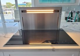 36" Downdraft with Induction Cooktop
