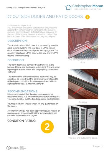 Level 2 Survey, Level 3 Survey, Building Survey, Sheffield, Homebuyers Survey, Dronfield independent