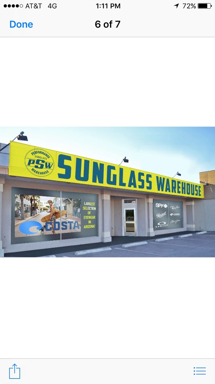 Sunglass warehouse sales