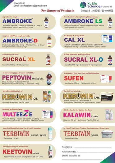 I HAVE PRODUCTS LIST UPDATED , IF YOU WANT PRODUCTS PLEASE CALL ME